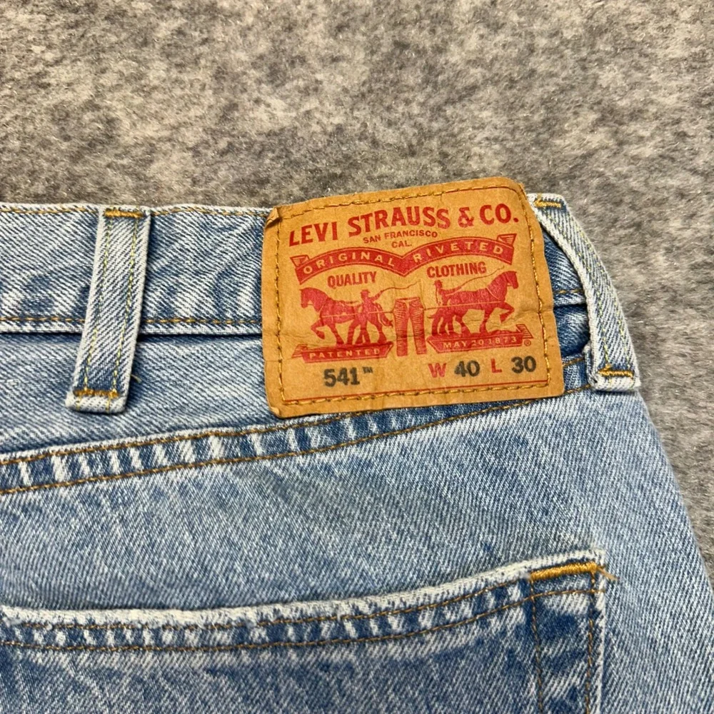 Lot of 3 Levi's 541 514 Straight Jeans Men's 40x30 Blue Denim Work Pants Bundle